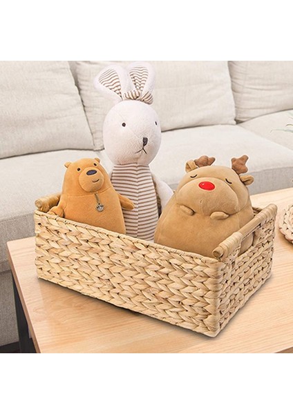 Hasır Sepet Dikdörtgen Ahşap Saplı Raflar Için, Su Sümbül Sepeti Depolama, B Düzenleme Için Doğal Sepetler(Yurt Dışından) modelleri