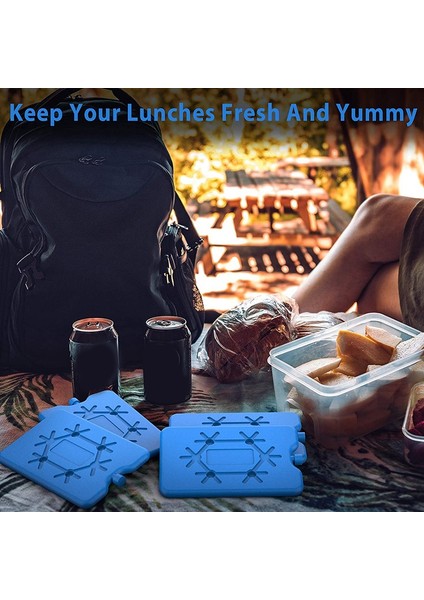 Öğle Yemeği Kutusu Için Buz Paketleri - Yeniden Kullanılabilir Ultra Ince Dondurucu Paketleri - Soğutucular Için Uzun Ömürlü Soğuk Paketler, Yiyecekleri Taze Tut, 8 Paket modelleri