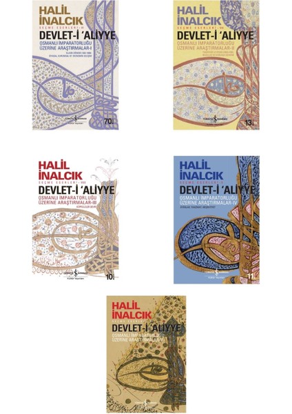 Halil İnalcık - Devlet -i Aliyye 5 Kitap Set