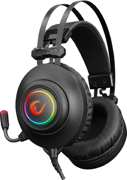 Rm-K1 Pulsar Siyah USB 7,1 Version Rgb Işık Efektli Oyuncu Mikrofonlu Kulaklık