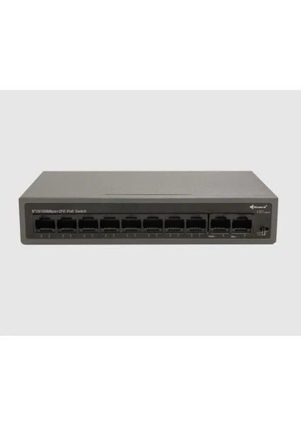 VG-SW1008P-60 8 Port Poe 2 Port Uplink Yönetilemeyen Poe Switch