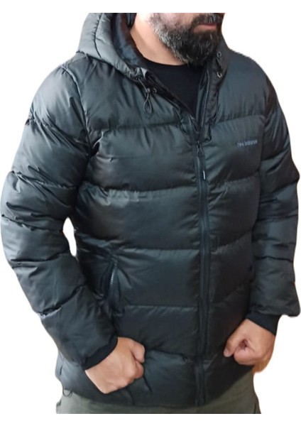 New Balance MPJ3122 Bk Puffer Jacket Erkek Şişme Mont Siyah V5