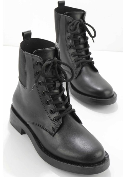 Siyah Kadın Bot & Bootie K02204034009