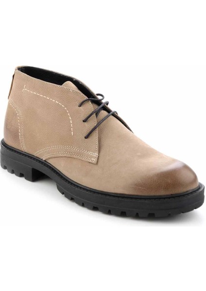 Taupe Leather Erkek Bot & Bootie HP1144076901