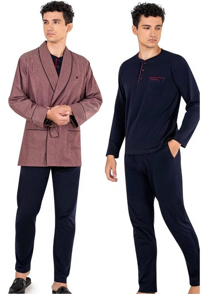 Erkek 3lü Kısa Röpteşambır Set