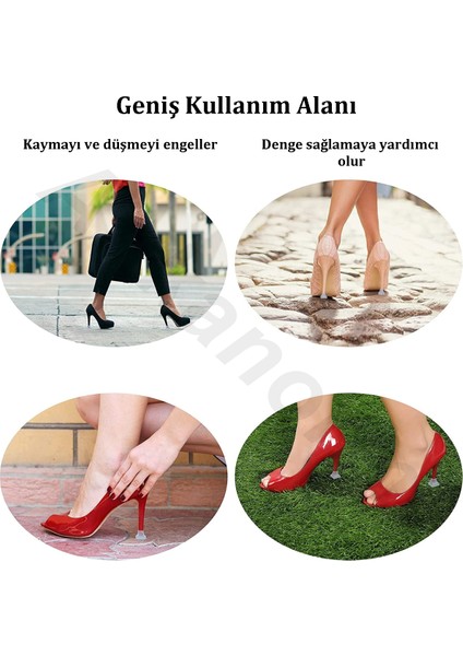 Topuk Ucu Koruyucu Kır Düğünü Çim Alan Bahçe Topuklu Ayakkabı Koruyucu Ses Önleyici fırsatları