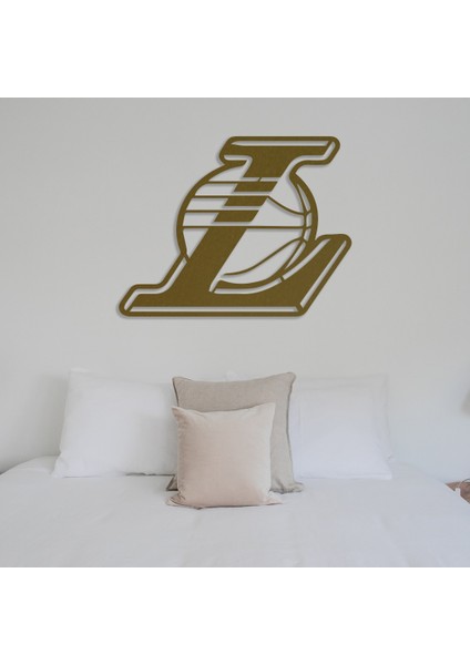 Los Angeles Lakers Metal Duvar Tablosu