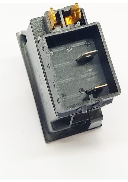 Universal Kamera Düğmesi Anahtarı 2 Pin Rocker Switch - Ampullü 12V
