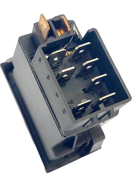 Universal Sinyal Flaşör Düğmesi Anahtarı 7 Pin Rocker Switch 1695209M1 - Ampullü 24V