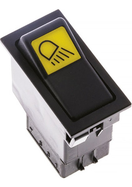 Universal Arka Çalışma Iş Lamba Düğmesi Anahtarı 2 Pin Rocker Switch - Ampullü 24V