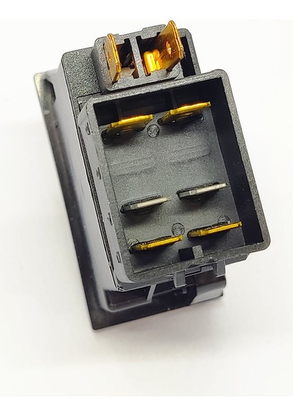 Universal Silecek Düğmesi Anahtarı 6 Pin Rocker Switch - Ampullü 12V