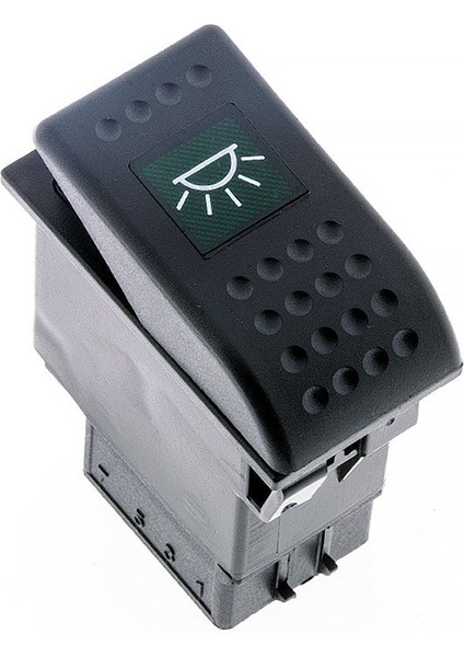 Universal Iç Aydınlatma Lamba Düğmesi Anahtarı 6 Pin Rocker Switch Buton - Ampullü 24V