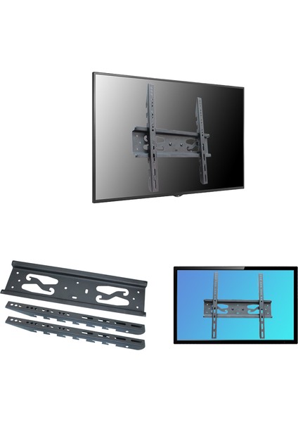 Tv Monitör Duvar Askı Aparatı - Sabit- 32" - 55" Tv Uyumlu