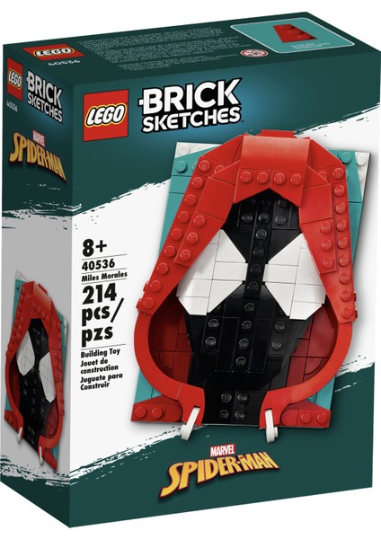 Brick Sketches 40536 Miles Morales (214 Parça)