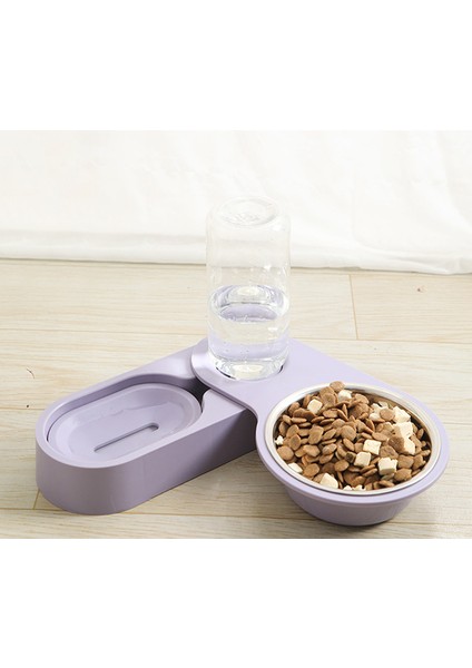 2 In1 Otomatik Su Dağıtıcı Seti Paslanmaz Çelik Hiçbir Yokluk Köpek Kedi Besleyici Kase Su Şişesi Kedi Köşe Besleme Bulaşık | Köpek Besleme modelleri