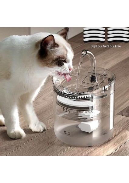 Kedi Su Içme Çeşmesi Filtre Otomatik Sensör Drinker Kediler Için Besleyici Pet Su Dağıtıcı Oto Drinker Çeşmesi Kediler Için | Kedi Besleme ve sulama Malzemeleri fırsatları