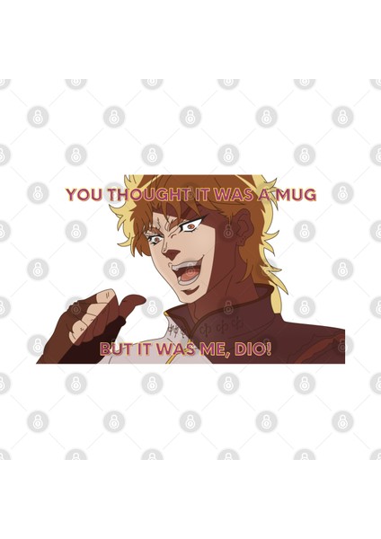 Dio Brando - Kono Dio Da! - It Was Me Dio! Kupa Bardak