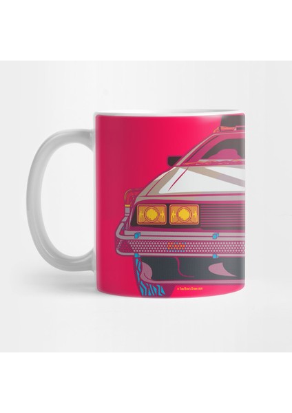 Delorean ve Ecto Geleceğe Dönüş Kupa Bardak