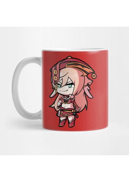 Chibi Yanfei - Genshin Impact Kupa Bardak