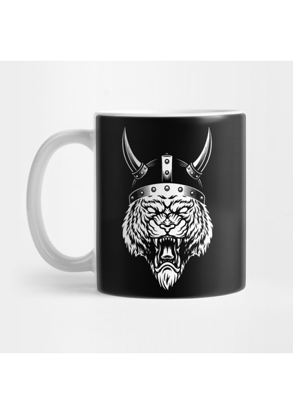 Viking Tiger Wild Big Cat Berserker Kupa Bardak