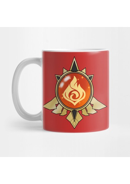 Mondstat Pyro - Genshin Impact Kupa Bardak