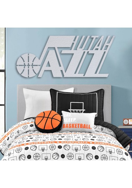 Utah Jazz Metal Duvar Tablosu
