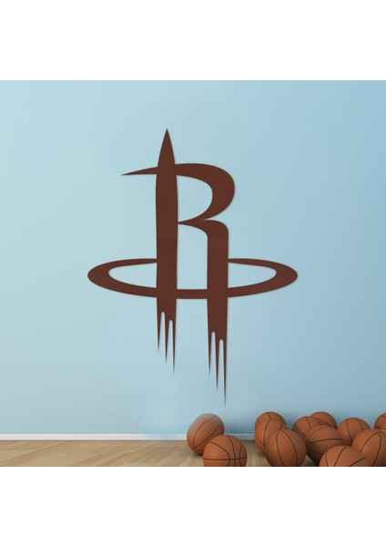 Houston Rockets Metal Duvar Tablosu