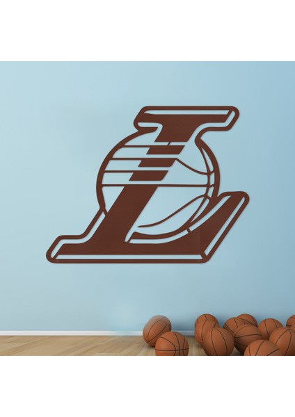 Los Angeles Lakers Metal Duvar Tablosu