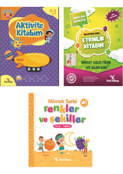 2 - 4 Yaş Beyin Geliştirme Etkinlik Seti