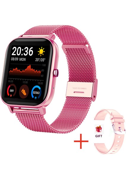 Lovehome H10 Akıllı Spor Kol Saati - Pembe (Yurt Dışından)