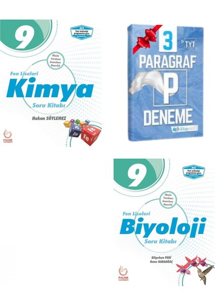 9. Sınıf Fen Liseleri Kimya Biyoloji Soru Bankası