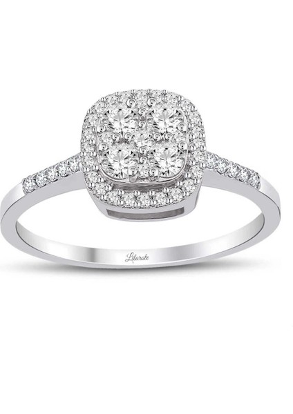 0.55 Ct Pırlanta Coronet Yüzük