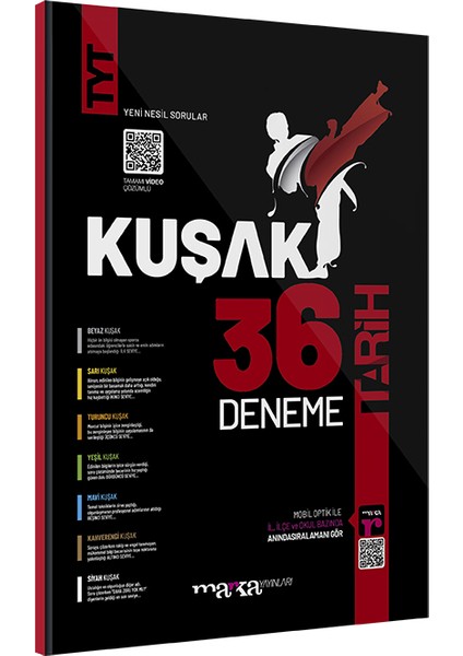 TYT Tarih Kolaydan Zora 36 Kuşak Deneme Tamamı Video Çözümlü