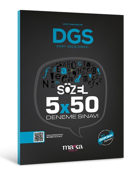 2025 DGS Sözel 5x50 Deneme Sınavı Tamamı PDF Çözümlü Açıklanan Yeni Müfredat