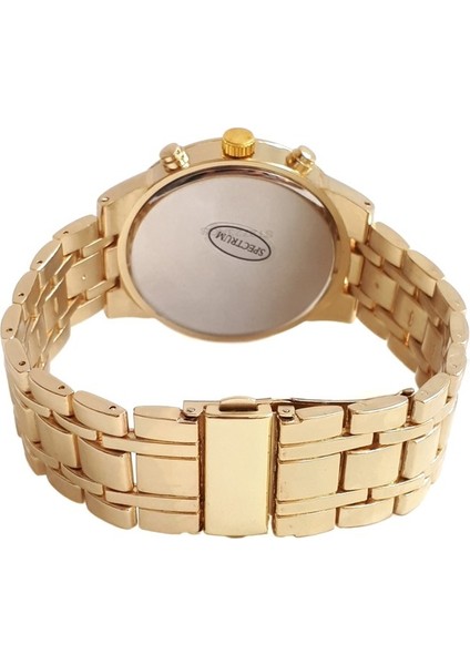 Altın Sarı Metal Kasa ve Kordon Altın Sarı Erkek Kol Saati CHES212 modelleri