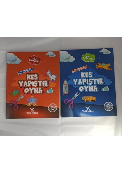 3-6 Yaş Kes-Yapıştır El Becerisi Geliştirme Setim