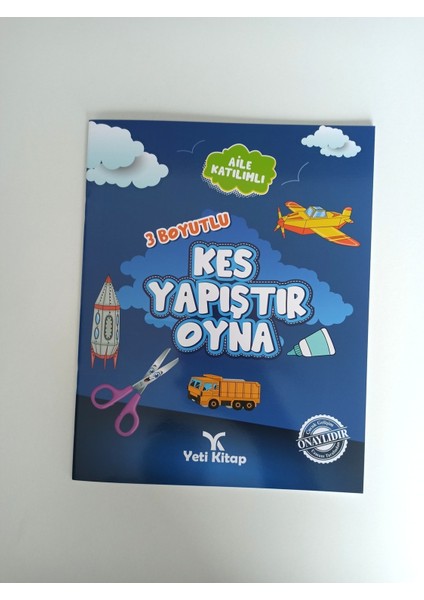 3-6 Yaş Kes-Yapıştır El Becerisi Geliştirme Setim