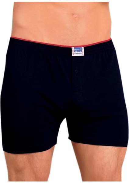 1099 6'lı Ekonomik Paket Pamuk Havlu Bel Düğmeli Erkek Boxer