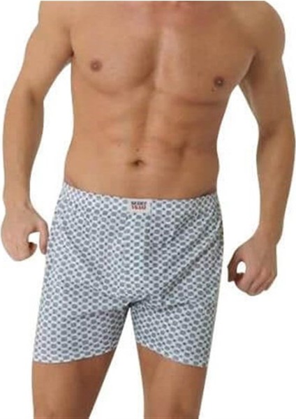 Sedef Yıldız 1012 12'li Penye Emprime Erkek Boxer