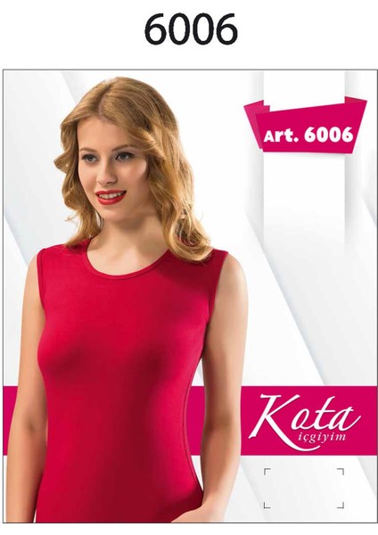 Bisiklet Yaka Bayan Sıfır Kol Atlet Kota 6006