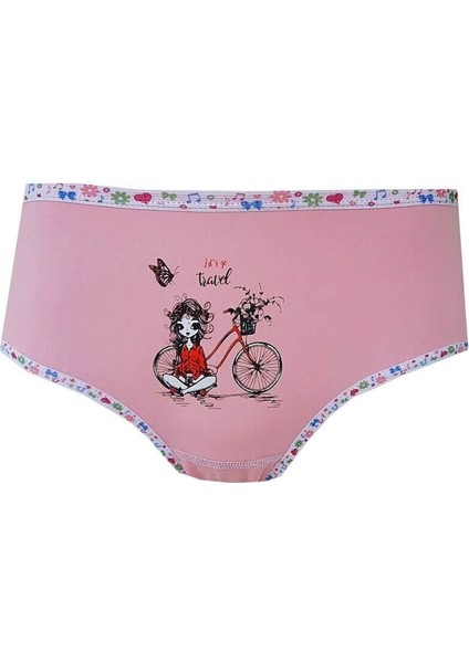 3'lü Paket Elastan Baskılı Kız Çocuk Külot indirimleri