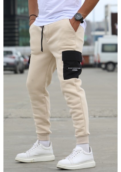 Açık Bej Cep Detaylı Eşofman Altı 5475 fiyatları