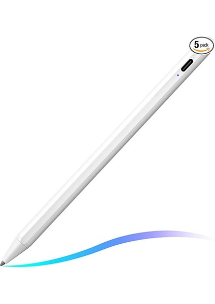 Ipad Mini 6.nesil Uyumlu Avuç Içi Reddetmeli Dokunmatik Özel Yazı Çizim Kalemi