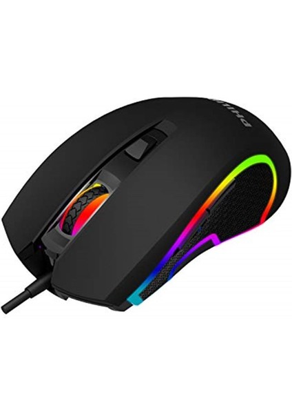 Philips SPK9413 USB Siyah 1200 2400 3200 6400DPI Gaming 7 Farklı LED Aydınlatma Mouse