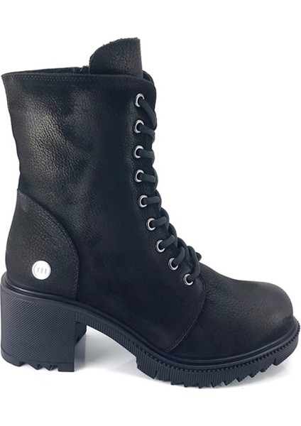 1045 Deri Günlük Kadın Bot-Siyah Nubuk fiyatları