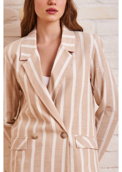 Çizgili Blazer Çeket fiyatları