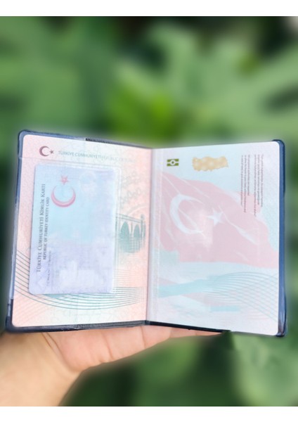 3 Adet Su Geçirmez Pasaport Kılıfı Vinleks Deri Pasaport Kabı Pasaportluk Ekstra Cepli Üniversal