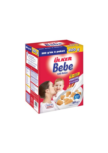 Bebe Sütlü Bisküvi 800 G