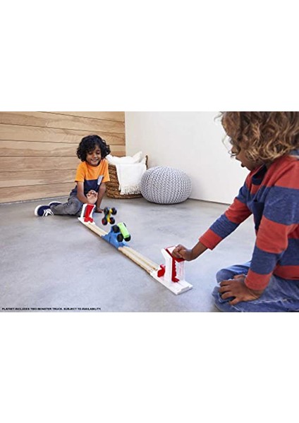 Hot Wheels Monster Trucks Çifte Çarpışma 3'ü 1 Arada Oyun Seti, 4-8 Yaş Için GYC80 fiyatları