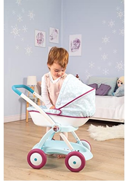 Smoby 254147 Frozen Katlanır Kapüşonlu Oyuncak Bebek Arabası, Çok Renkli, 18 Ay+ fiyatları
